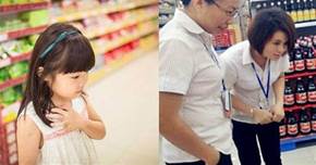 5歲女孩逛完超市衣服很鼓，店員懷疑其偷竊，解開後淚留滿面
