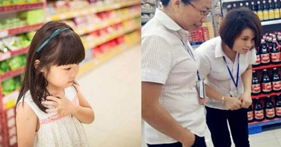 5歲女孩逛完超市衣服很鼓，店員懷疑其偷竊，解開後淚留滿面